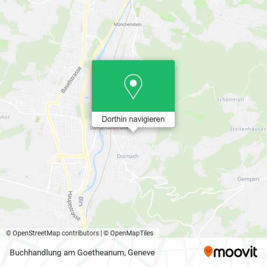Buchhandlung am Goetheanum Karte