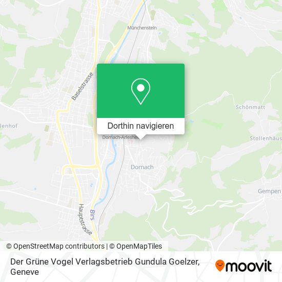 Der Grüne Vogel Verlagsbetrieb Gundula Goelzer Karte