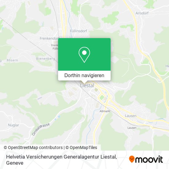 Helvetia Versicherungen Generalagentur Liestal Karte