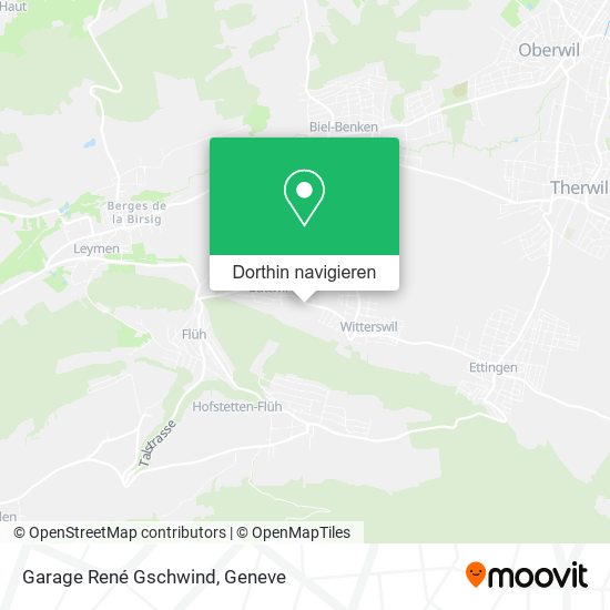 Garage René Gschwind Karte