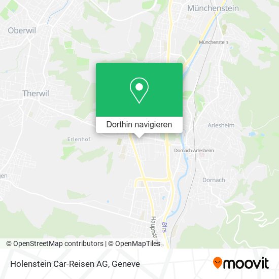 Holenstein Car-Reisen AG Karte