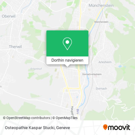 Osteopathie Kaspar Stucki Karte
