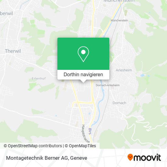Montagetechnik Berner AG Karte