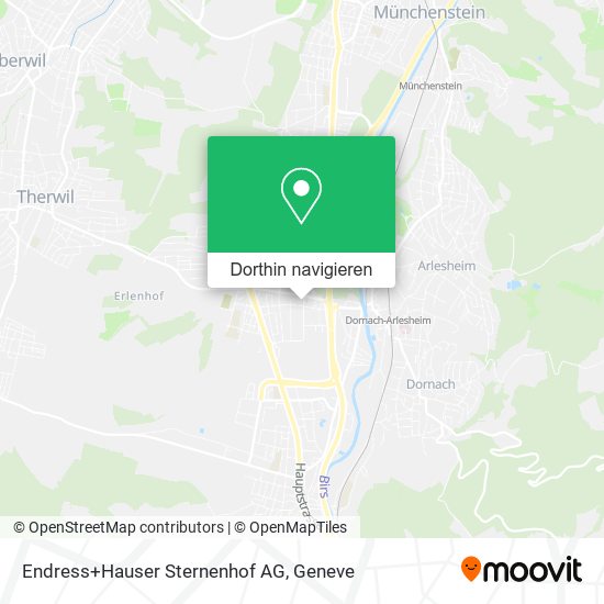 Endress+Hauser Sternenhof AG Karte