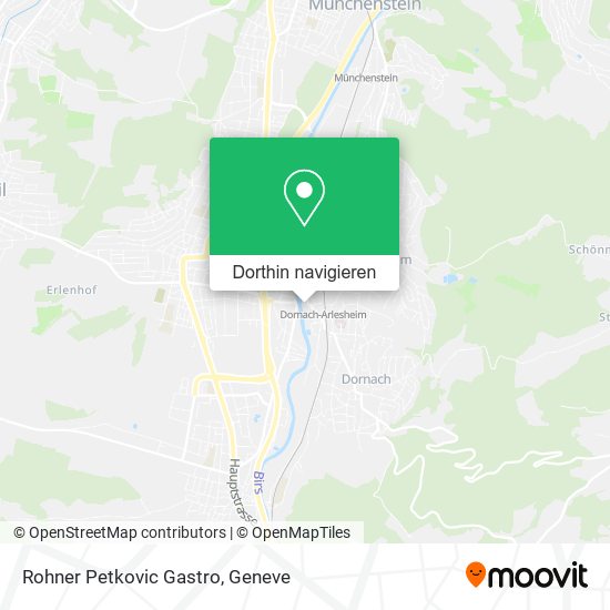 Rohner Petkovic Gastro Karte