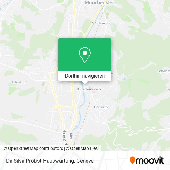 Da Silva Probst Hauswartung Karte