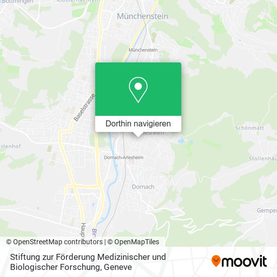 Stiftung zur Förderung Medizinischer und Biologischer Forschung Karte