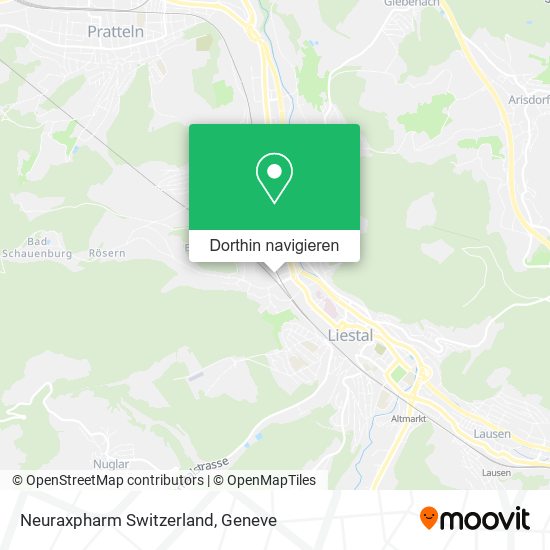 Neuraxpharm Switzerland Karte