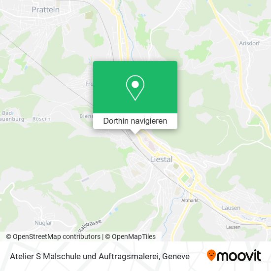 Atelier S Malschule und Auftragsmalerei Karte