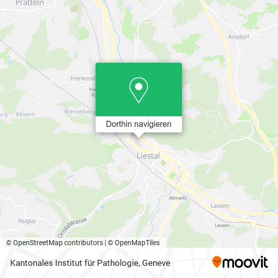 Kantonales Institut für Pathologie Karte