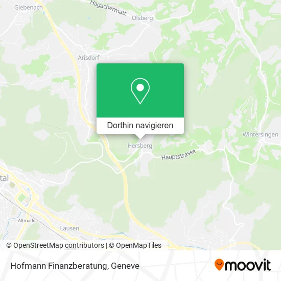 Hofmann Finanzberatung Karte