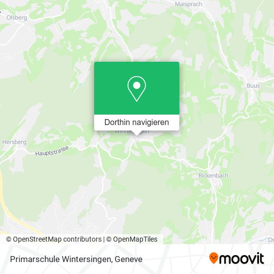 Primarschule Wintersingen Karte