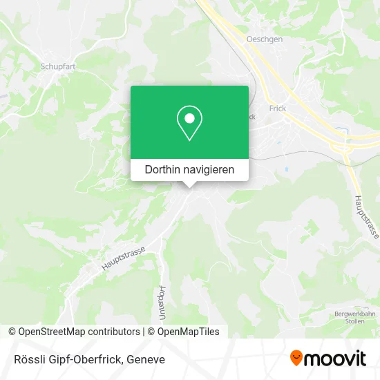 Rössli Gipf-Oberfrick Karte