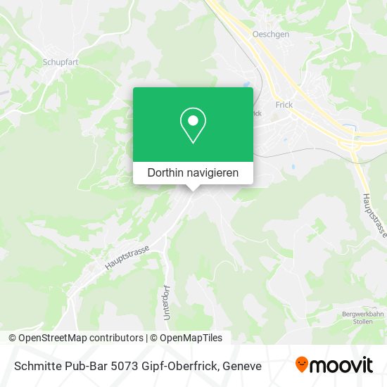 Schmitte Pub-Bar 5073 Gipf-Oberfrick Karte
