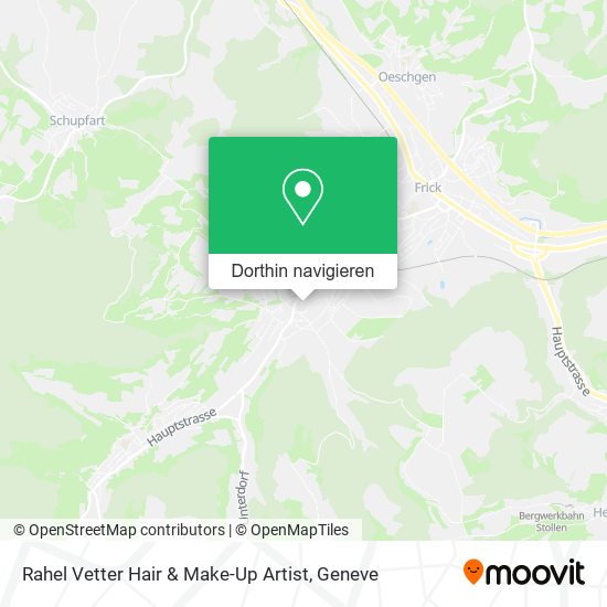 Rahel Vetter Hair & Make-Up Artist Karte