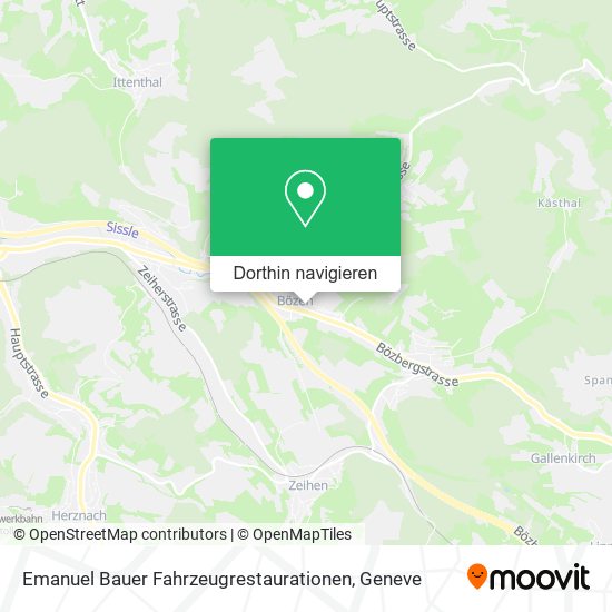 Emanuel Bauer Fahrzeugrestaurationen Karte