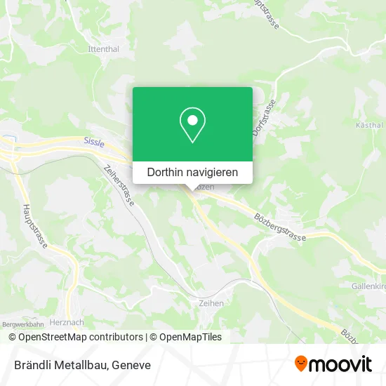 Brändli Metallbau Karte
