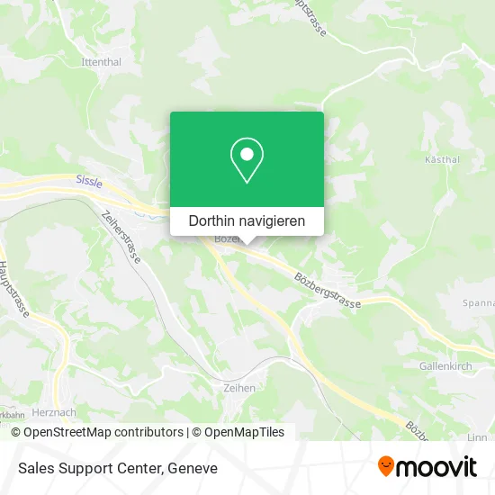 Sales Support Center Karte