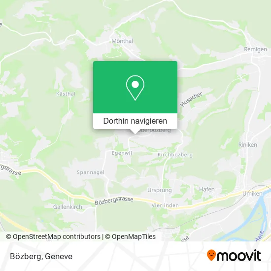 Bözberg Karte