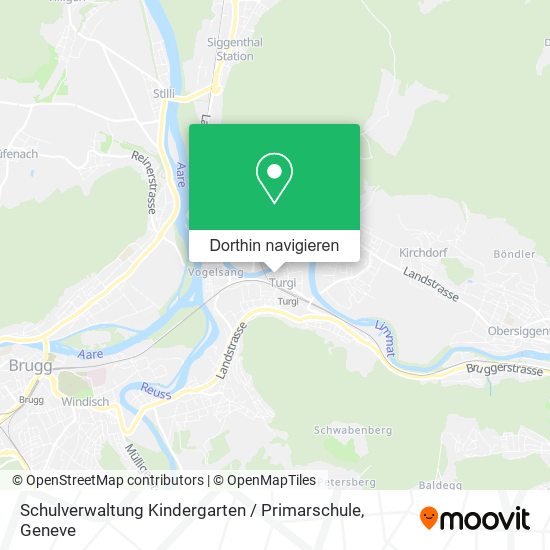 Schulverwaltung Kindergarten / Primarschule Karte