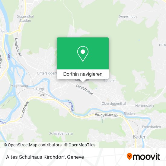 Altes Schulhaus Kirchdorf Karte