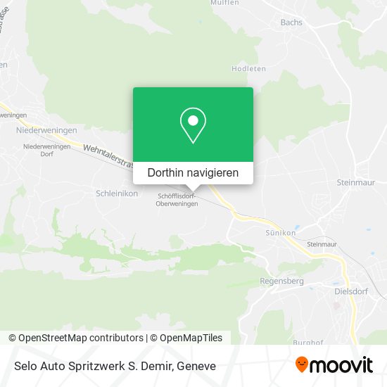 Selo Auto Spritzwerk S. Demir Karte