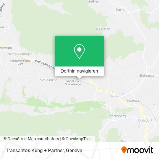 Transantos Küng + Partner Karte