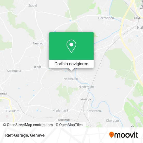Riet-Garage Karte