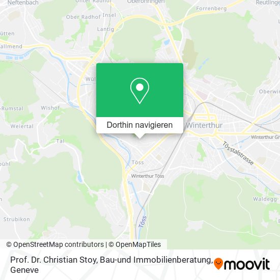 Prof. Dr. Christian Stoy, Bau-und Immobilienberatung Karte