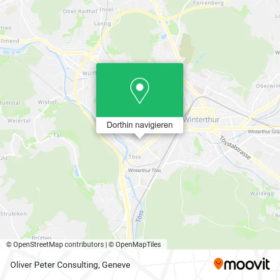 Oliver Peter Consulting Karte