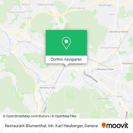 Restaurant Blumenthal, Inh. Karl Heuberger Karte