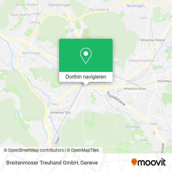 Breitenmoser Treuhand GmbH Karte