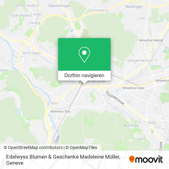 Edelwyss Blumen & Geschenke Madeleine Müller Karte