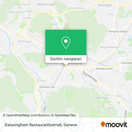Balasingham Restaurantbetrieb Karte