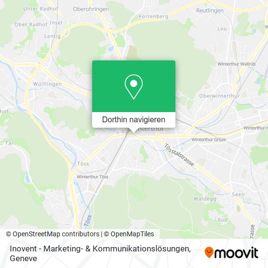 Inovent - Marketing- & Kommunikationslösungen Karte