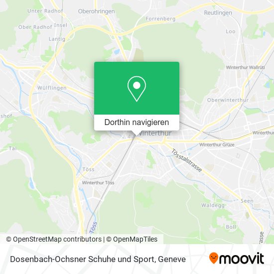Dosenbach-Ochsner Schuhe und Sport Karte