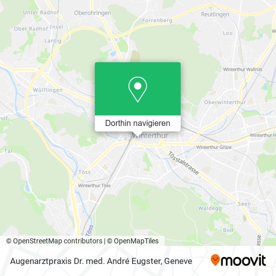 Augenarztpraxis Dr. med. André Eugster Karte