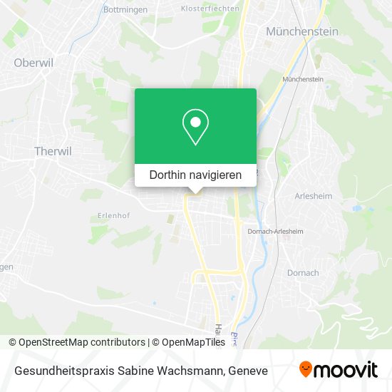Gesundheitspraxis Sabine Wachsmann Karte