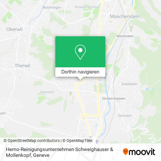 Hemo-Reinigungsunternehmen Schweighauser & Mollenkopf Karte