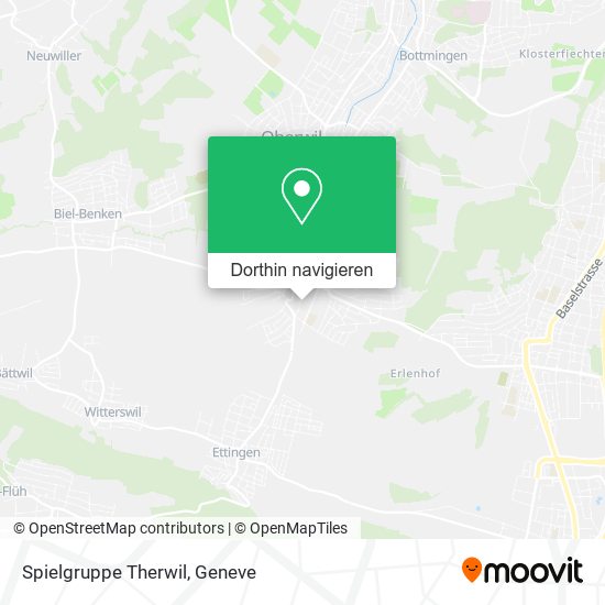 Spielgruppe Therwil Karte