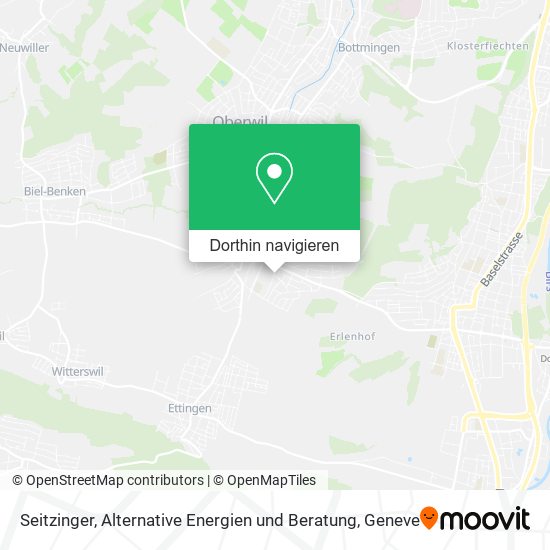 Seitzinger, Alternative Energien und Beratung Karte
