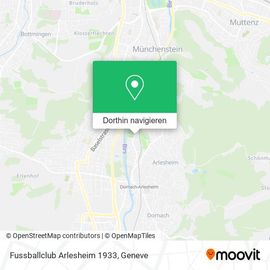 Fussballclub Arlesheim 1933 Karte