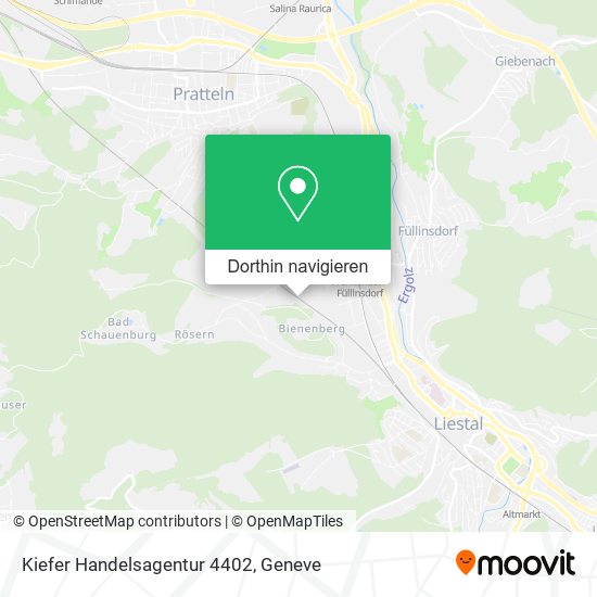 Kiefer Handelsagentur 4402 Karte