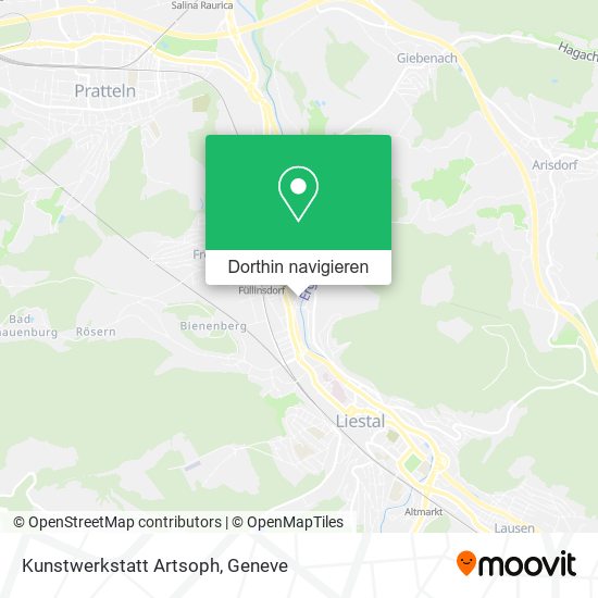 Kunstwerkstatt Artsoph Karte