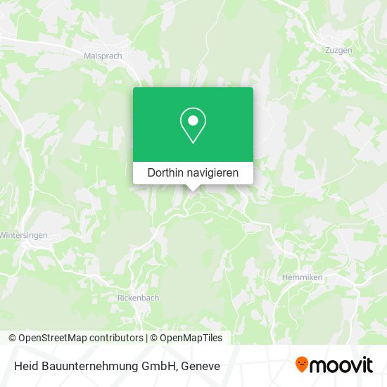 Heid Bauunternehmung GmbH Karte