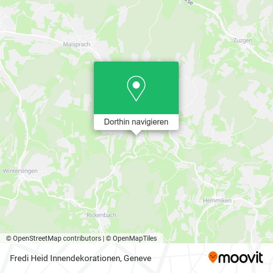 Fredi Heid Innendekorationen Karte