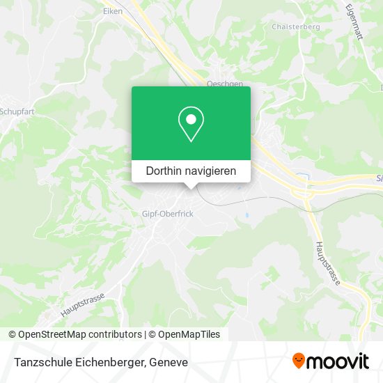 Tanzschule Eichenberger Karte