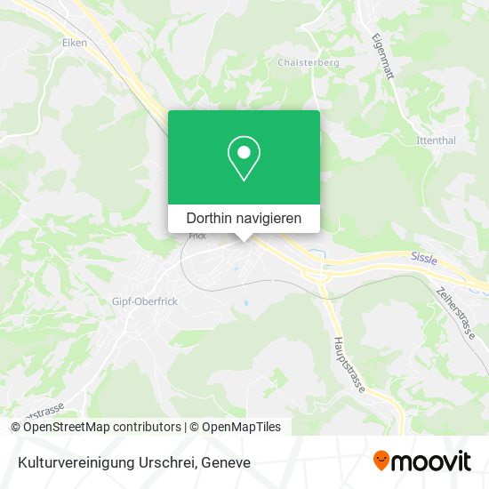 Kulturvereinigung Urschrei Karte