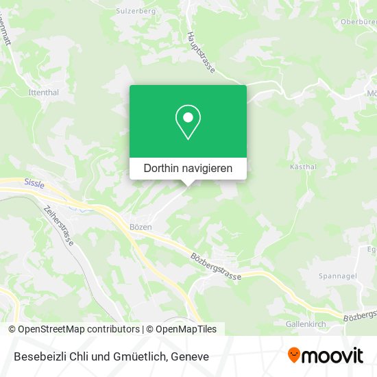 Besebeizli Chli und Gmüetlich Karte