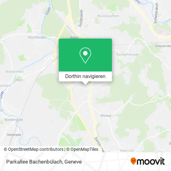 Parkallee Bachenbülach Karte